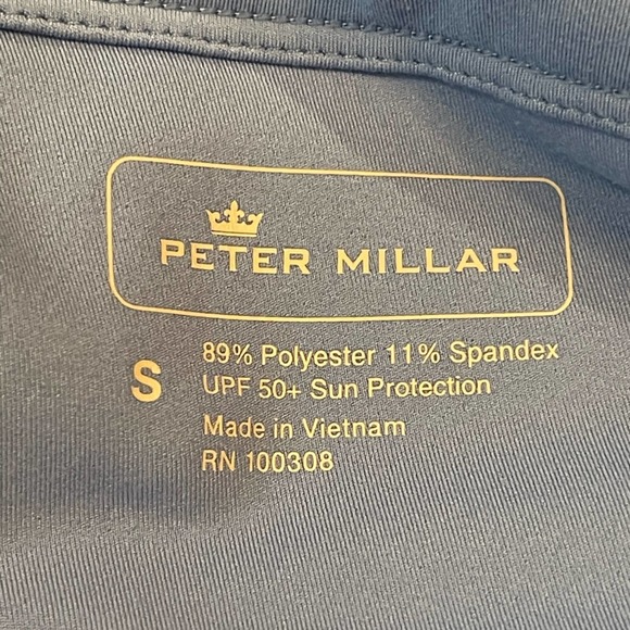 Peter Millar Golf Skort Blue White Striped Polyester SZ Small - Picture 6 of 8